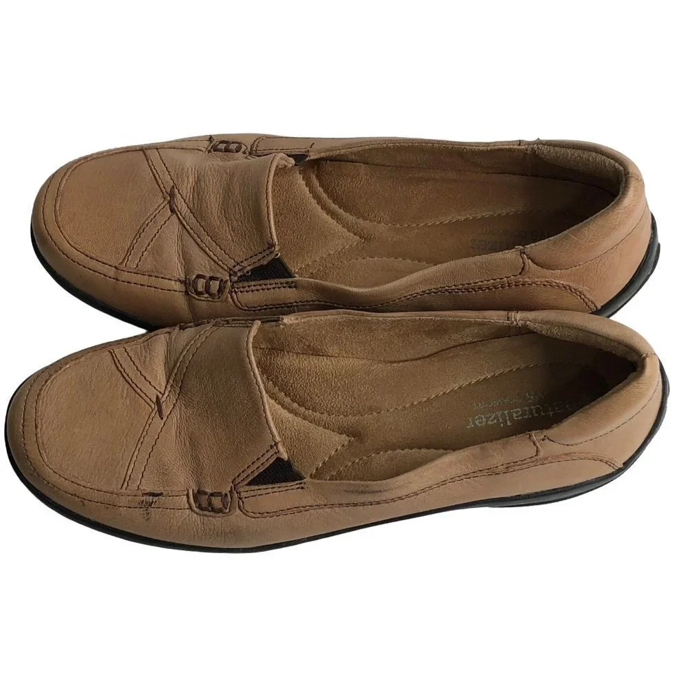 NATURALIZER  FIORENZA LEATHER LOAFER N5 COMFORT SHOES SIZE‎ 8N